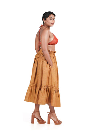 Red Scoop Neck Bra