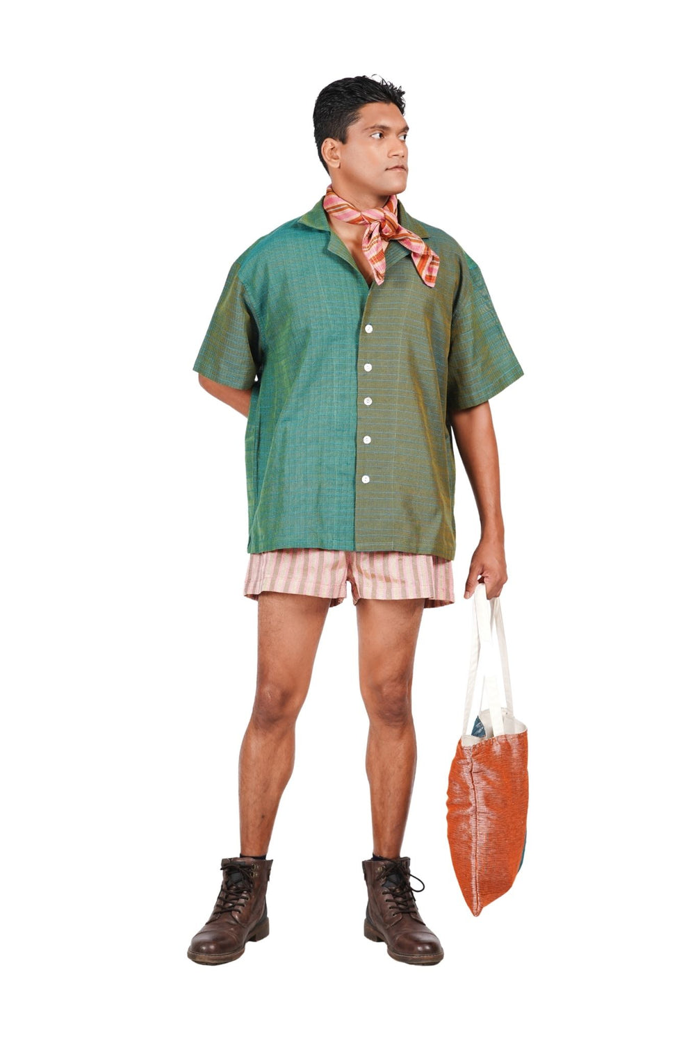 Hari Boxy Jacquard Shirt