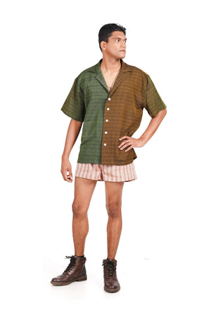 Nīla Boxy Jacquard Shirt