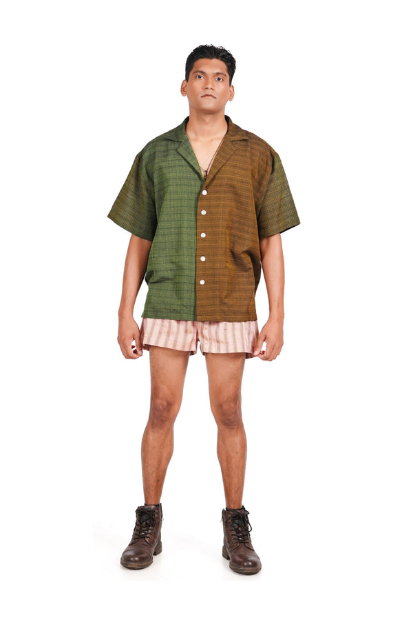 Nīla Boxy Jacquard Shirt
