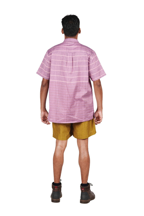 Pink Striped Cotton Shirt