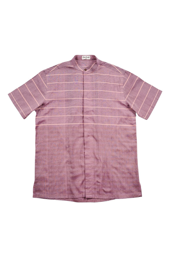 Pink Striped Cotton Shirt